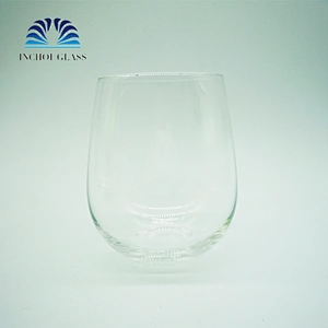 INCHOI High Quality Clear Denier Circular milk juice tea wine Glass Cup