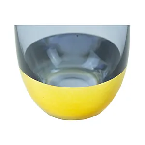 Hot Sales Thin Glass Personalized Whisky Glasses Mouth Clear Glass Cup