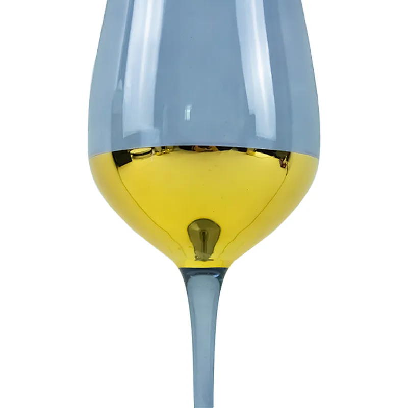 Hot-Sale Handmade Crystal Electroplate Red Wine Glass Cup Red Wine Glass Wholesale