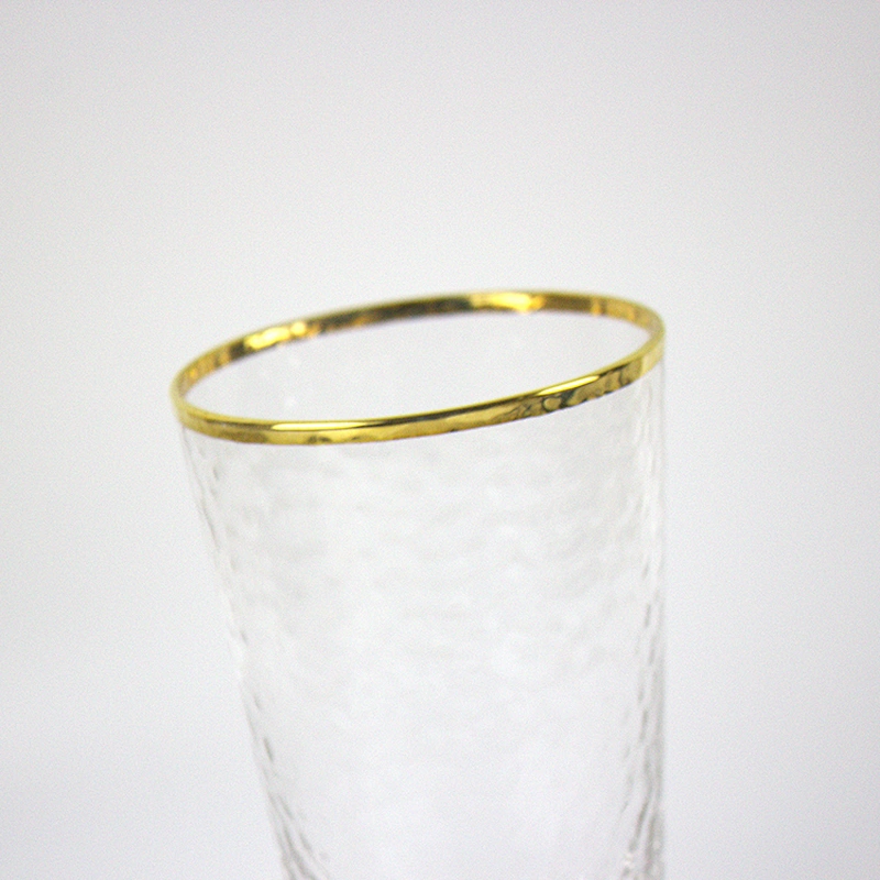 350ml Crystal Wine Glass Phnom Penh Pitting Pattern Milk Drinking Water Glass