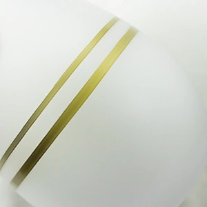 2019 450ml Golden Grain Gold Frosted Glass Decorative Pattern Drinking Wine Glass