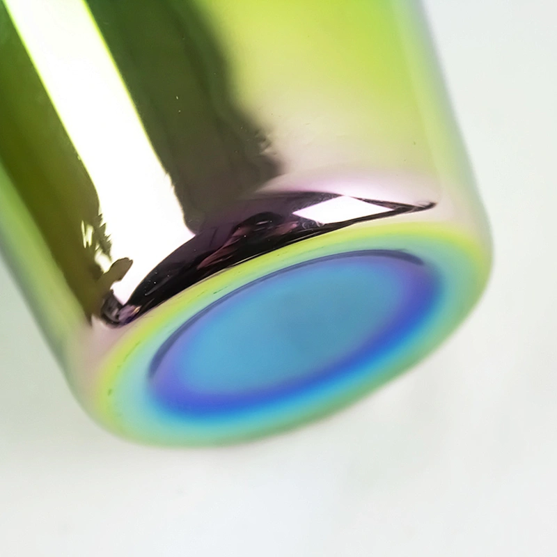Custom Made Glassware  Electro Plating Rainbow Glass Cup