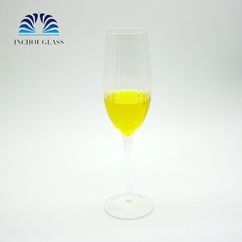 Banquete Vertical Ridge Champagne Wine Glass Stemware