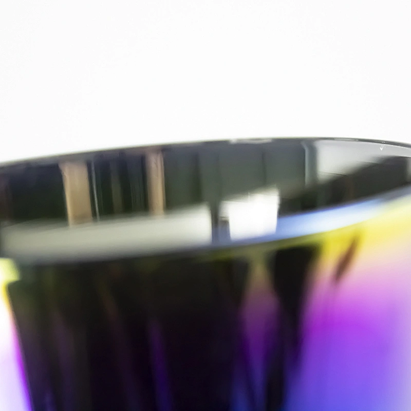 Custom Made Glassware  Electro Plating Rainbow Glass Cup