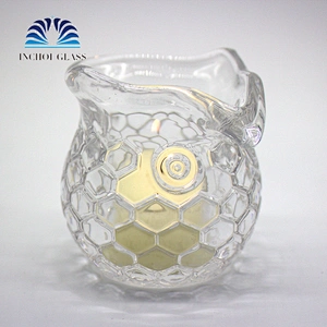 Owl Modelling Clear Glass Wax Cup Decorating Candle Holders