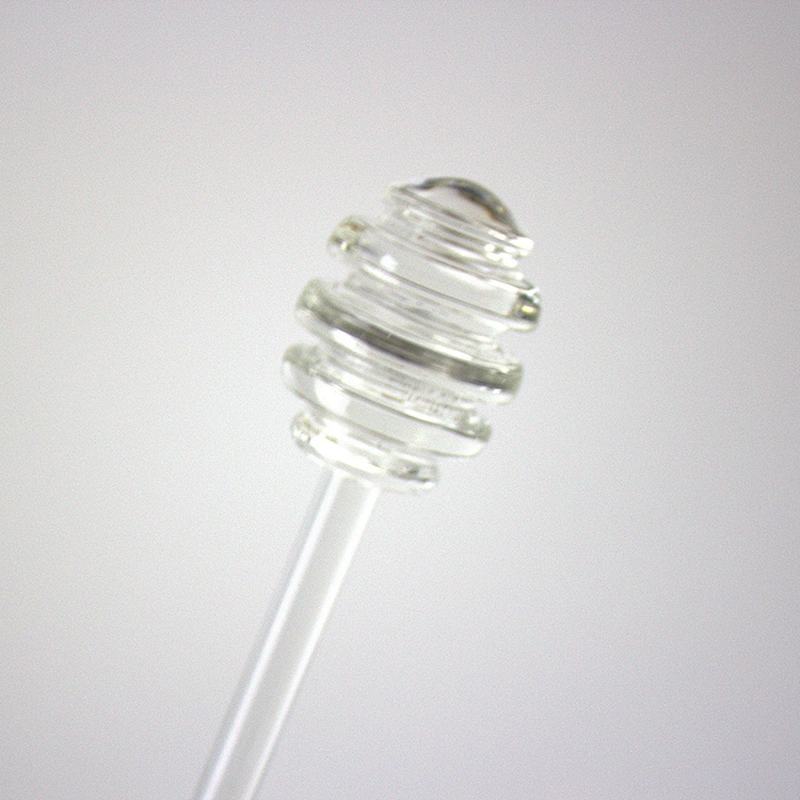 Cute Design Honey Crystal Clear Bee Shape Glass Storage Jar