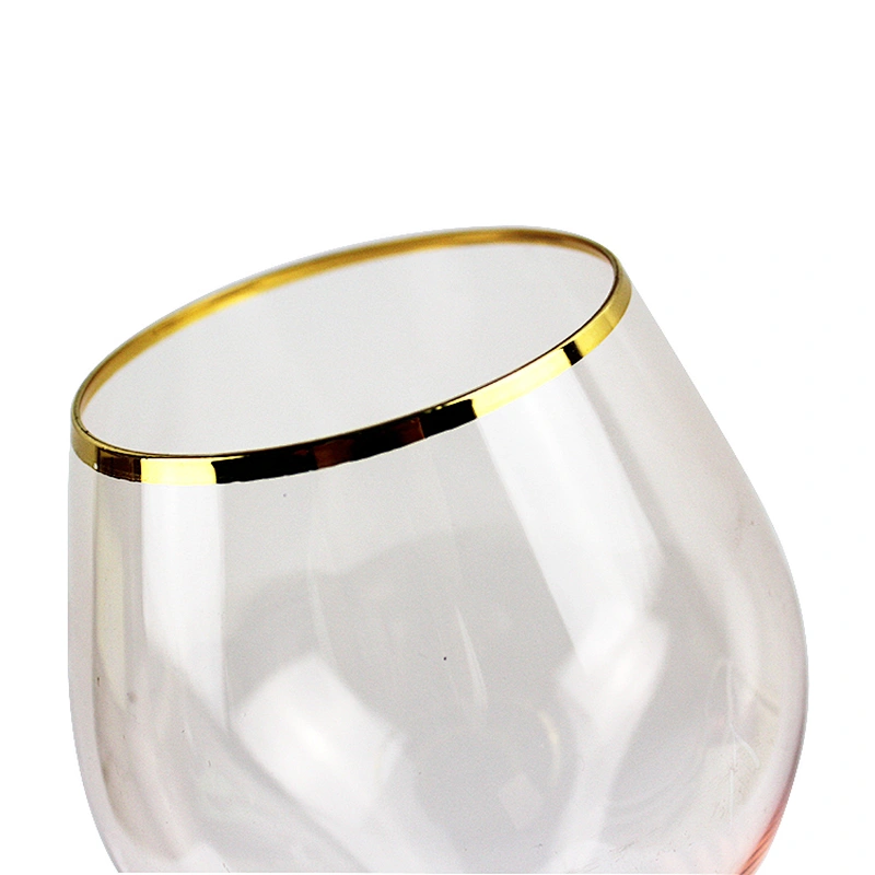 Phnom Penh Elegant Design Premium Quality Crystal Hand Blown Champagne Flute Glass