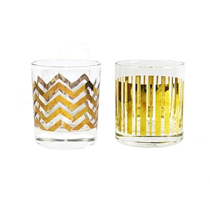 Golden Pattern Crystal Beer Cup Foreign Wine Glass
