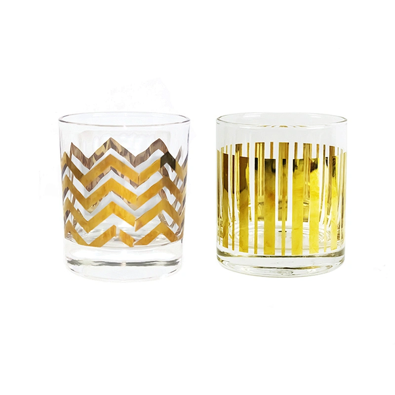 Golden Pattern Crystal Beer Cup Foreign Wine Glass