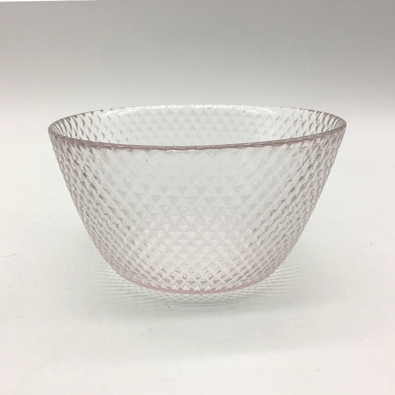 factory wholesale solid color glass salad/ice cream bowl for family