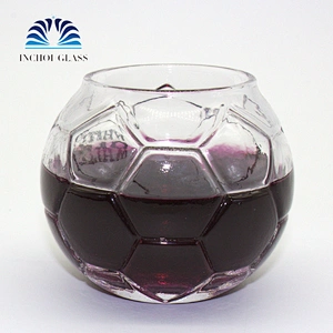 Hot Selling Glass Football Shaped Crystal Red Wine Glass