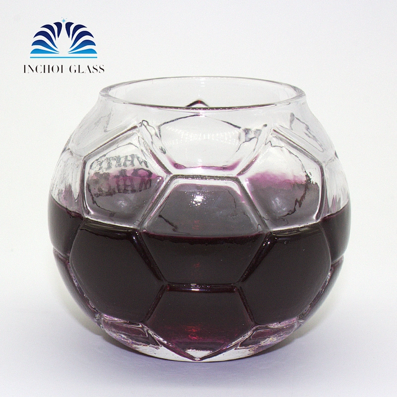 Hot Selling Glass Football Shaped Crystal Red Wine Glass