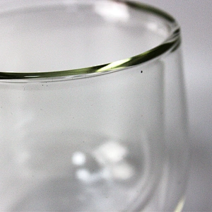 Amazon's Popular Lead-free Healthy Reusable Double Wall Drinking Glass/Glass Tea Cup/Coffee Glass