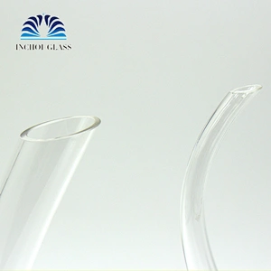 500ml 100% Hand Blown Lead-free U Swan Shape Wine Glass Decanter for Wedding