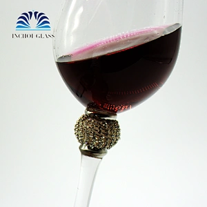 2019 New Diamond Phnom Penh Silver Edge Red Wine Glass Cup
