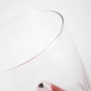 2019 High Quality Suppliers Design of Novel Red Animal Fox Head Whisky Wine Water Glass/tea glass