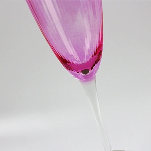 Vertical Stripes Wariety Of Spraying Color Champagne Glasses/Wine Glasses