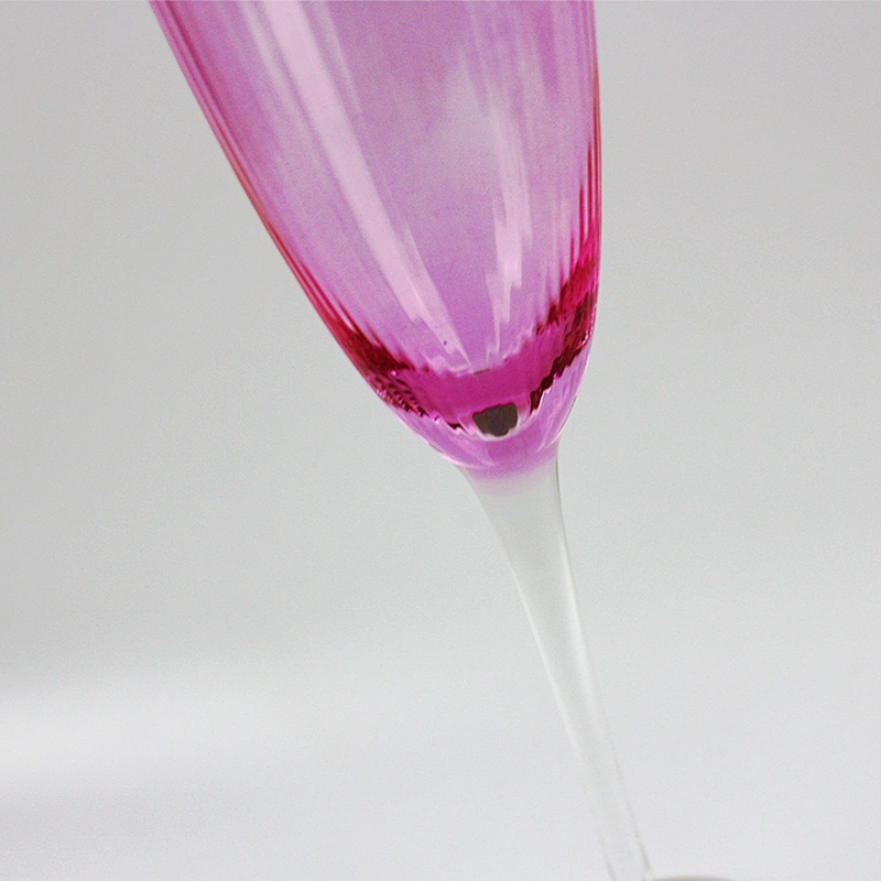 Vertical Stripes Wariety Of Spraying Color Champagne Glasses/Wine Glasses