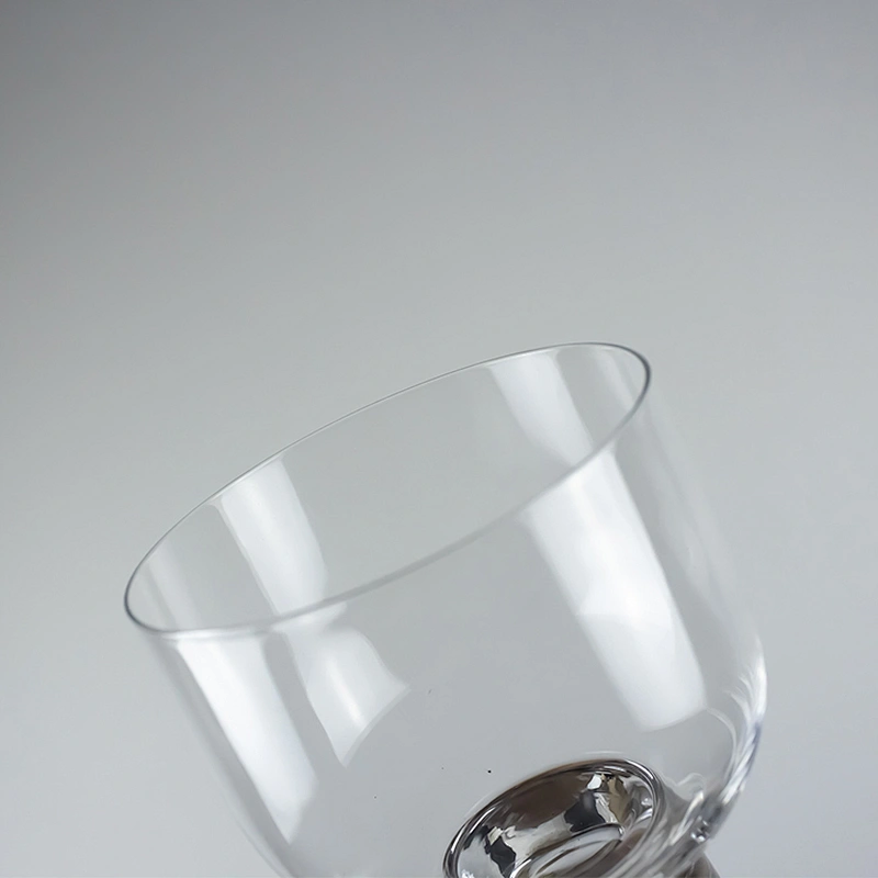 Chinese Bottomless transparent Liquor wine glass