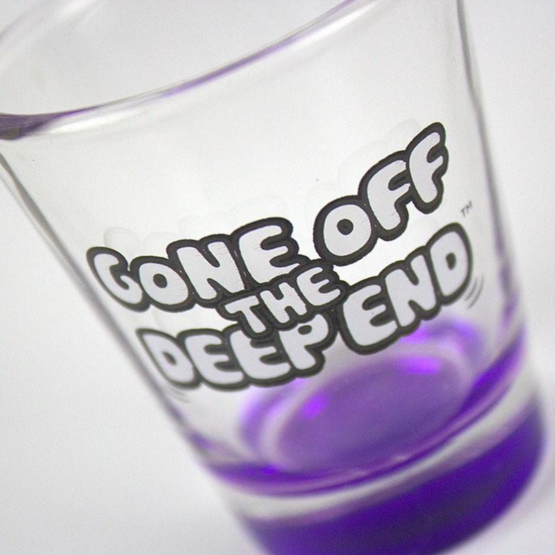 New Design High Quality Painted Applique Stickers Small Shot Glass