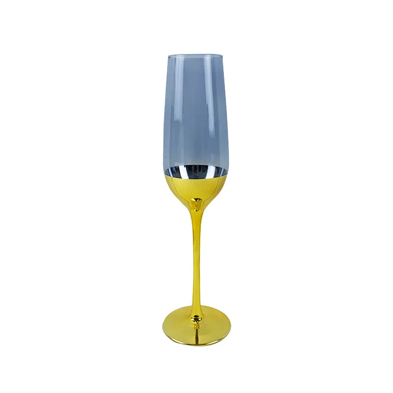 Lead-Free Custom Elegant Design Wine Glass Classic Clear Champagne Glass