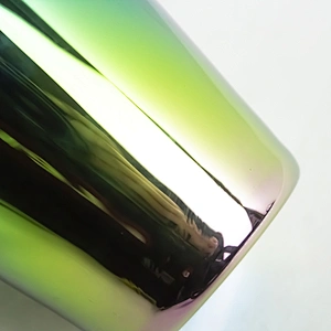 Custom Made Glassware  Electro Plating Rainbow Glass Cup