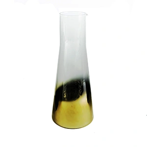Half Electroplating Golden Glass Decanters Points Wine Decanter Shaker kettle