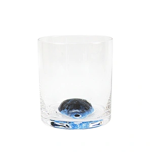 Factory Direct Sale Blue Bear Animal Head Type Glass Red Glass Whisky Wine Drinking Water Cup