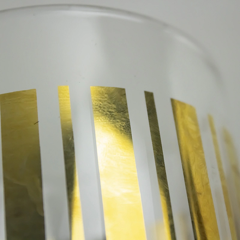 Golden Pattern Crystal Beer Cup Foreign Wine Glass