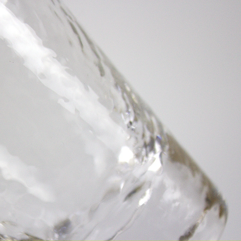 350ml Crystal Wine Glass Phnom Penh Pitting Pattern Milk Drinking Water Glass