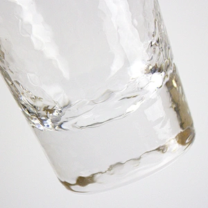 350ml Crystal Wine Glass Phnom Penh Pitting Pattern Milk Drinking Water Glass