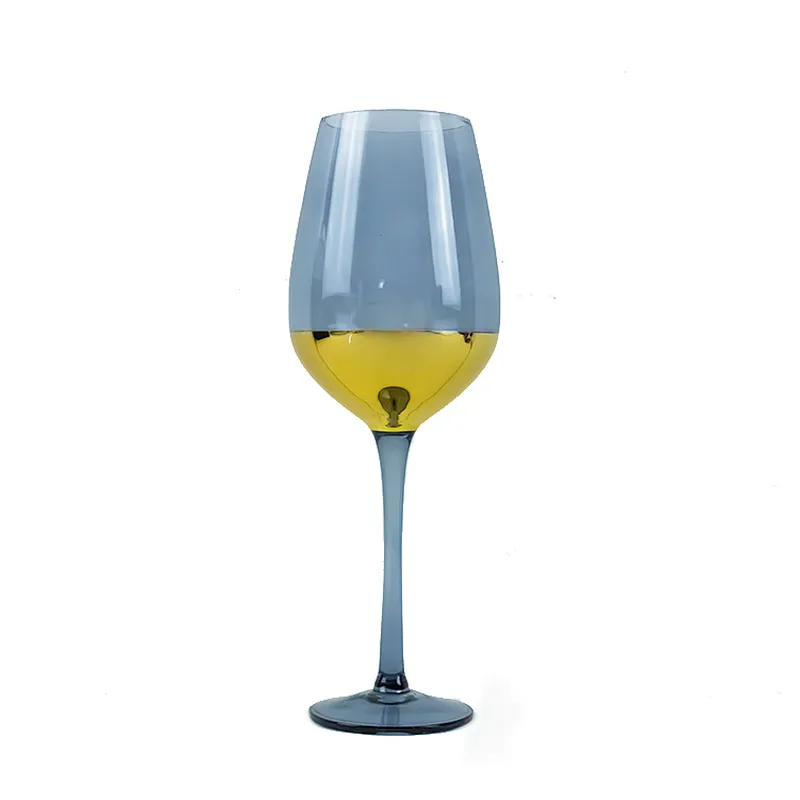 Hot-Sale Handmade Crystal Electroplate Red Wine Glass Cup Red Wine Glass Wholesale