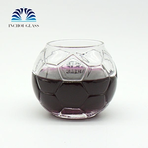 Hot Selling Glass Football Shaped Crystal Red Wine Glass