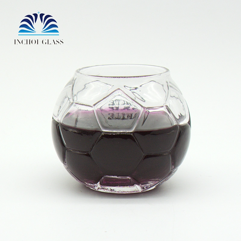 Hot Selling Glass Football Shaped Crystal Red Wine Glass