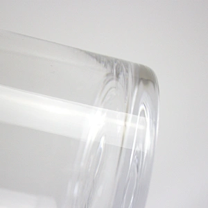 350ml Clear Big Circular Ice Bucket Wine Glass Storage Jar/Receive Glass Bottles
