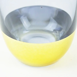 Amazon Gold Grain Foil Design Blue Juice Beer  Red Wine Glass Cup Glassware Milk Cup