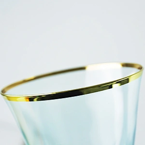 260ml Gold Phnom penh Light Green Liquor Drink Champagne Wine Glass