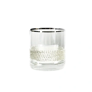 Diamond Decoration Series Wine Milk Beer Fruit Orange Juice Glass