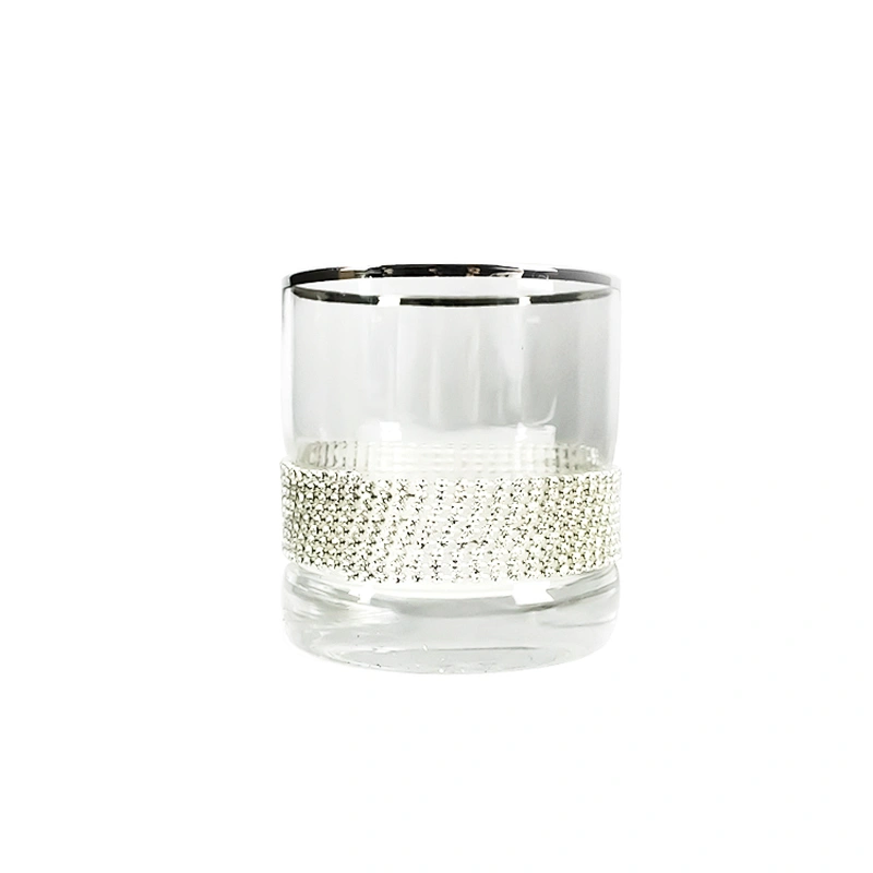 Diamond Decoration Series Wine Milk Beer Fruit Orange Juice Glass