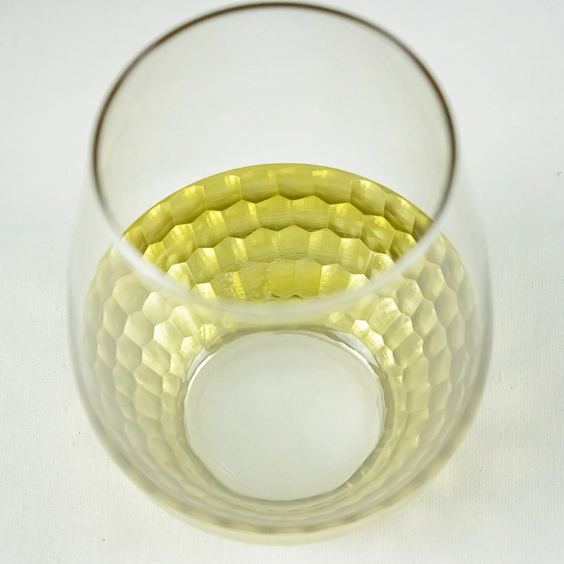 Amazon's Selling Golden Cellular Decorative Drink Water Beer Glass Set