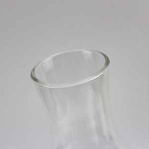 Manual lead-free Crystal The Kettle With Wood Pellets Lid/Glass Beverage Bottle/Glass Wine Bottle