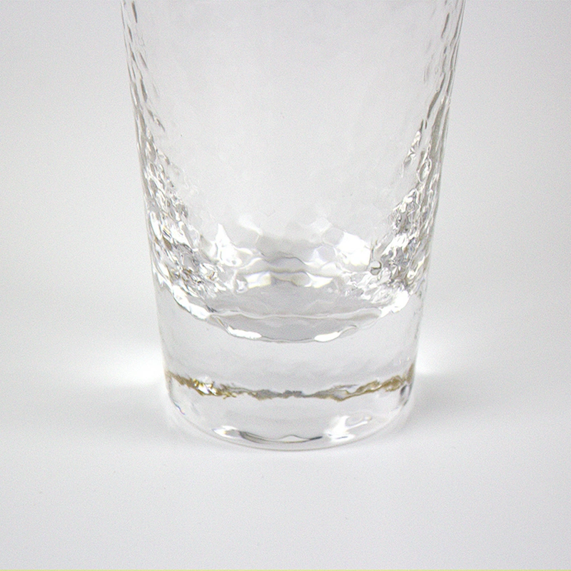 350ml Crystal Wine Glass Phnom Penh Pitting Pattern Milk Drinking Water Glass