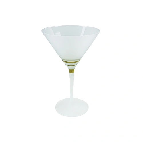 Atomization design Frosted Glass Cocktail Glass Champagne Martini Gold Stripes Goblets Cocktail Glass