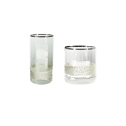Diamond Decoration Series Wine Milk Beer Fruit Orange Juice Glass