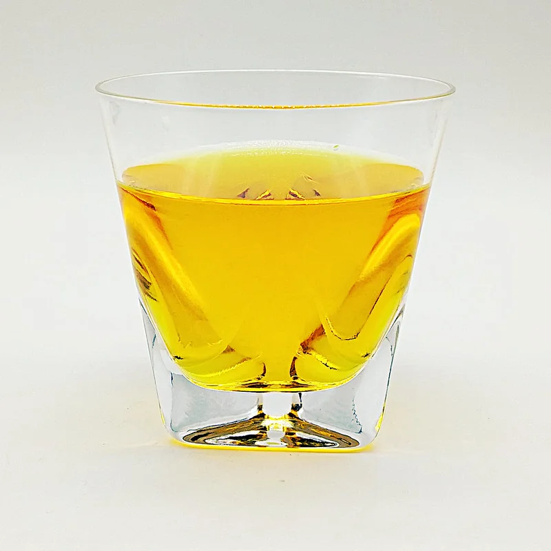 Wholesale custom shaped shaped polygonal glass crystal whisky glass drink cups