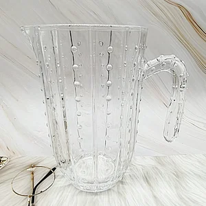 Crystal glass fruit juice jugs shaped kettle large capacity fruit juice jugs
