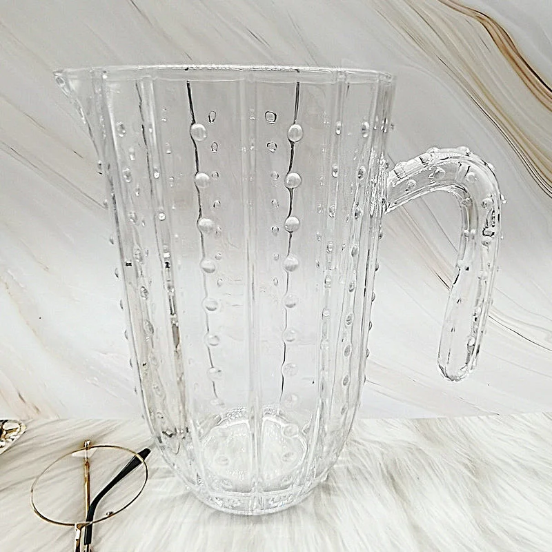 Crystal glass fruit juice jugs shaped kettle large capacity fruit juice jugs