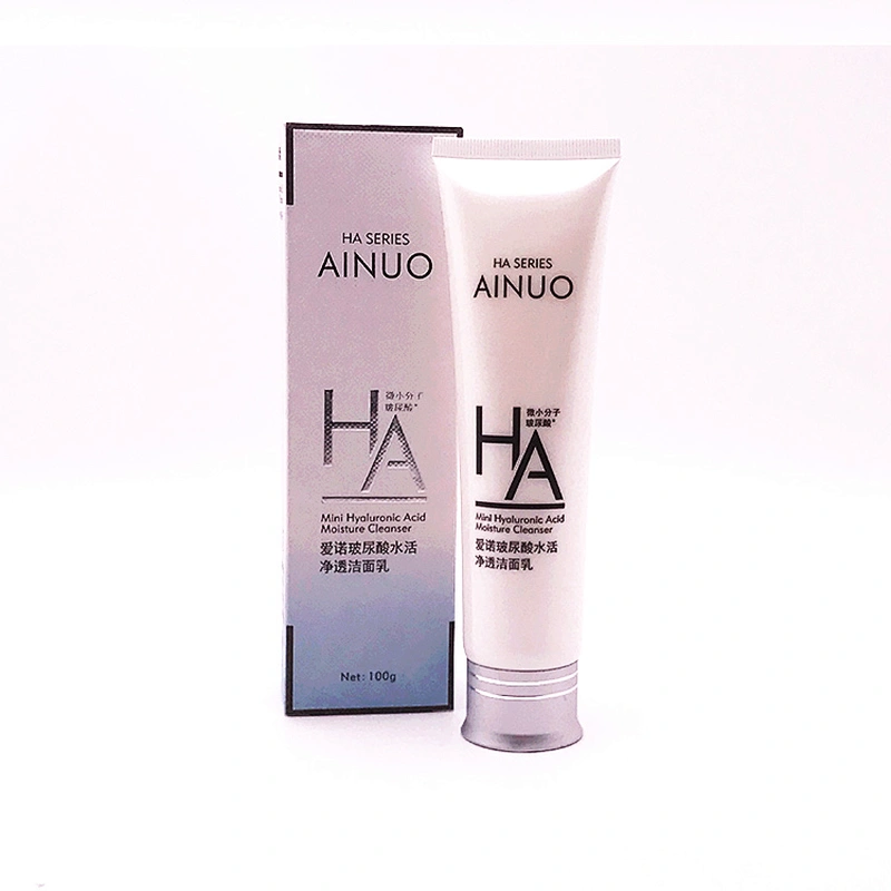 Foam Acne Face Wash Private label Hyaluronic Acid Facial Cleanser