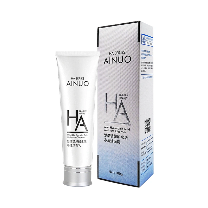 Foam Acne Face Wash Private label Hyaluronic Acid Facial Cleanser