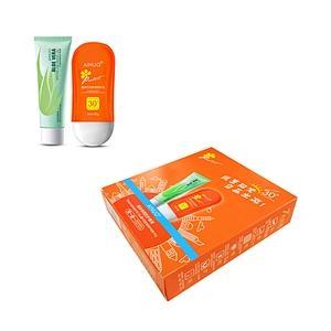 Moisturizing Aloe Vera Gel And Personalised Whitening Cream With Sunscreen Face Sunscreen